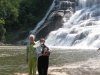 Laurie Nuzum Graham and Carol McAmis at IthacaFalls